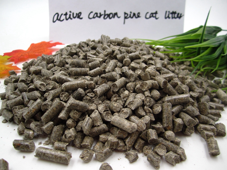  Anti-bacteria Pine Wood Activated Carbon Cat Litter